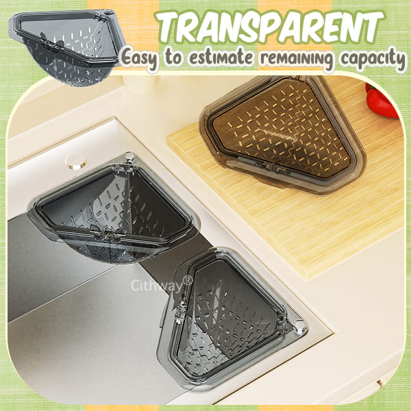 Twist-Open Sink Draining Basket